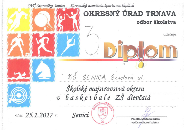 Basketbal dievčat